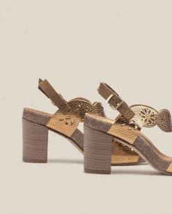 Discount Sandalia De Tacón Ponza 006 Marron Heeled Sandals