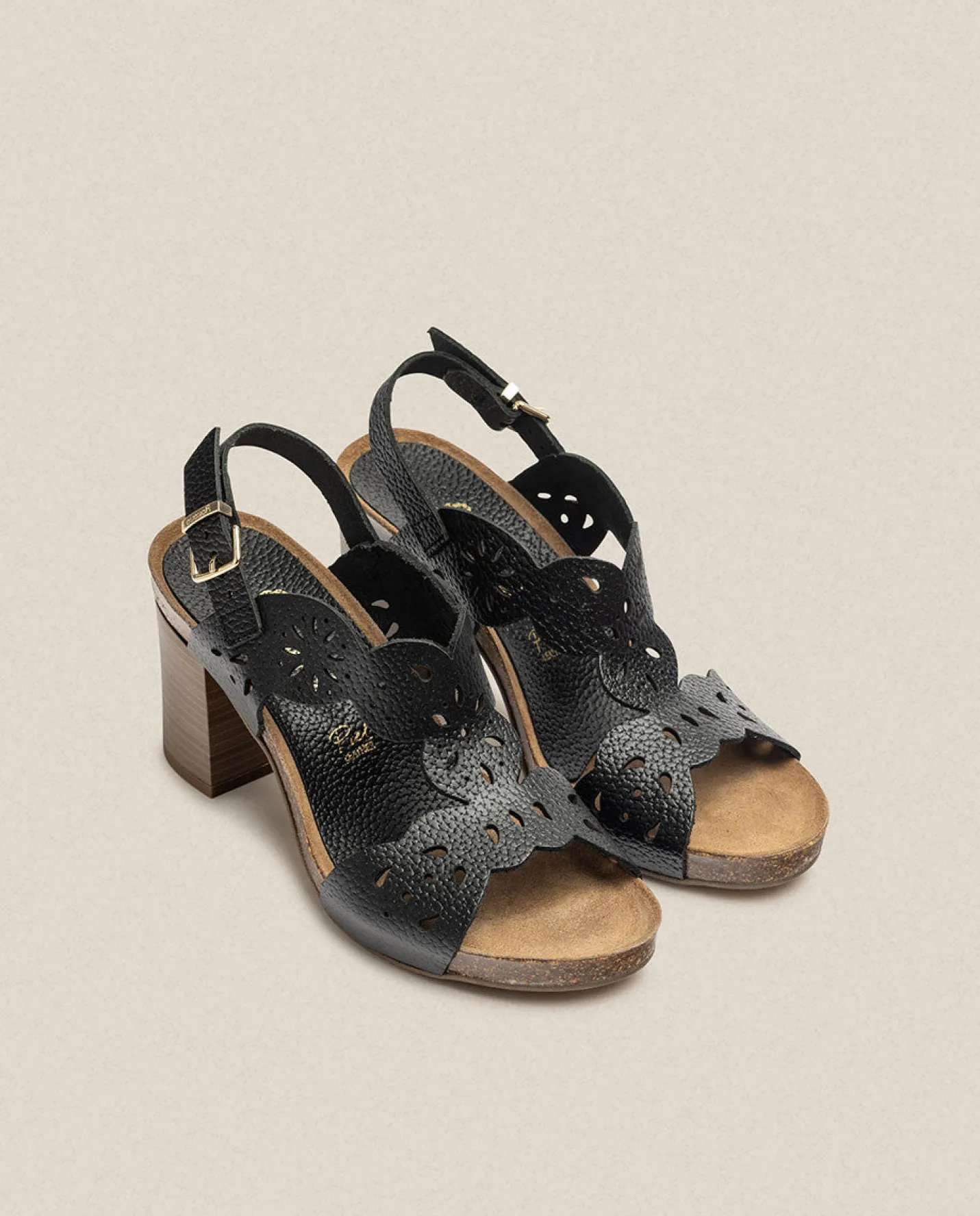 Fashion Sandalia De Tacón Ponza 006 Negro Heeled Sandals