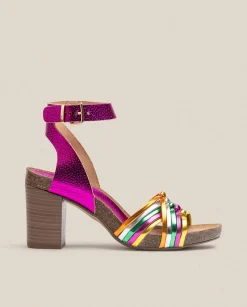 Online Sandalia De Tacón Ponza 005 Rosa Heeled Sandals