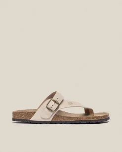Discount Sandalia Plana Macam 203 Beige Sandals