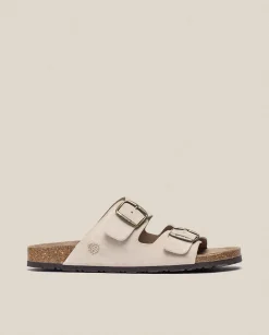 Shop Sandalia Plana Macam 150 Beige Sandals