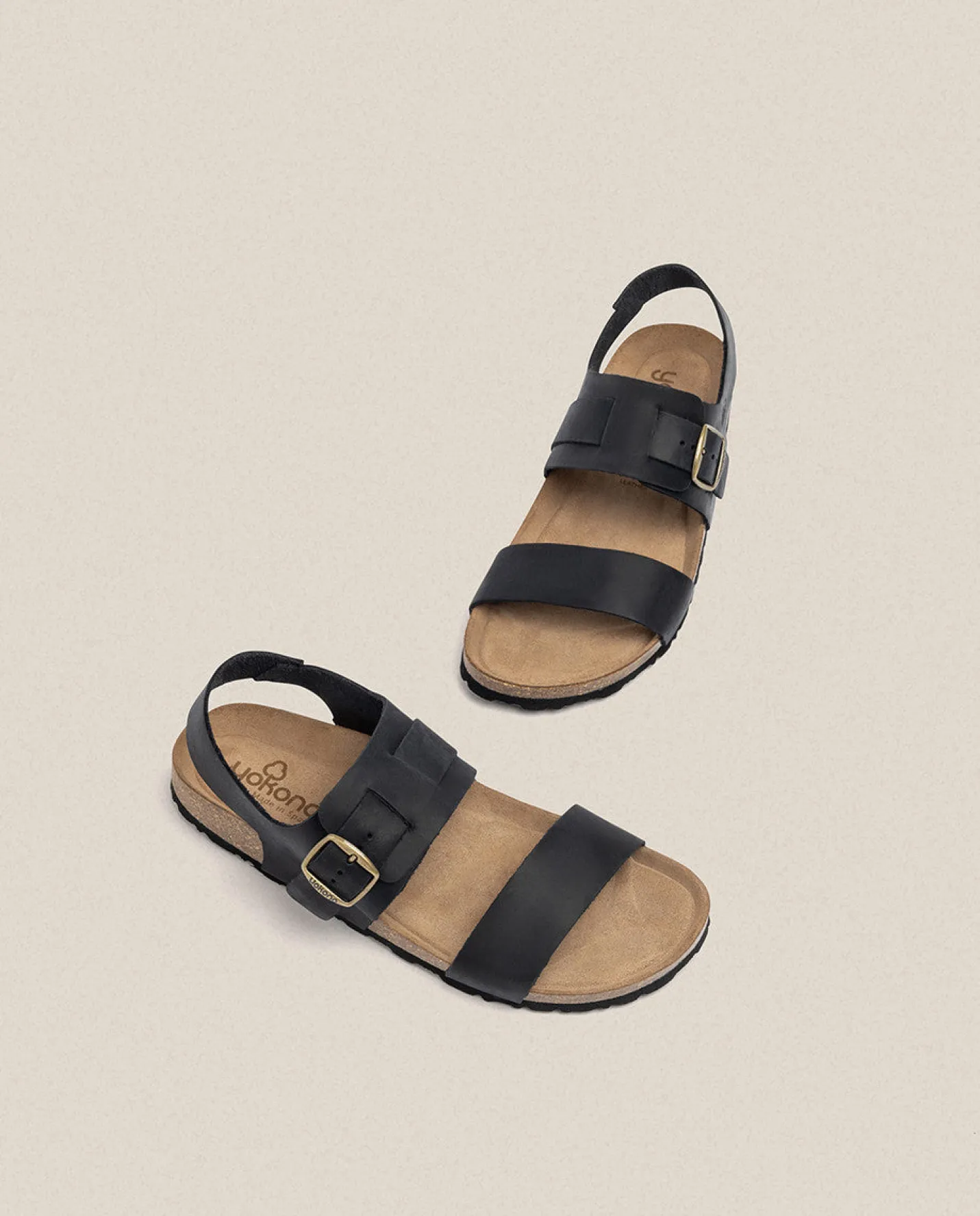Sale Sandalia Plana Macam 216 Negro Sandals
