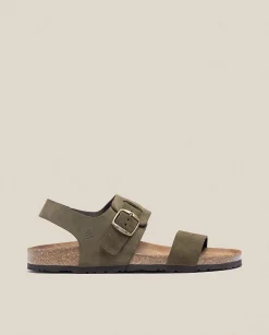Online Sandalia Plana Macam 216 Verde Sandals