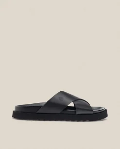 Online Sandalia Plana Man 003 Negro Sandals