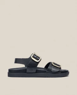 Best Sale Sandalia Plana Morena 002 Negro Flat Sandals