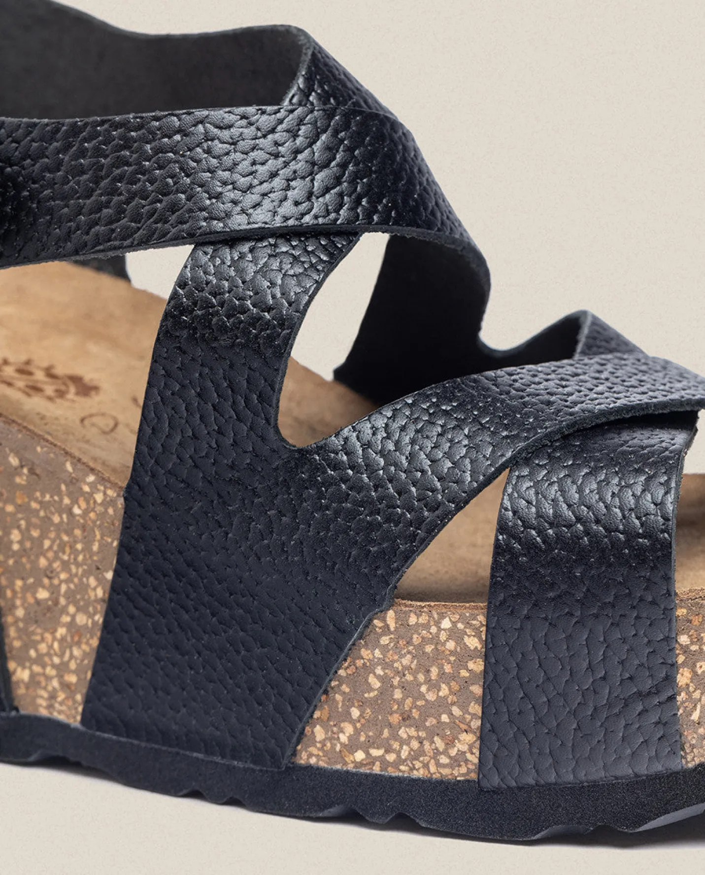 Best Sale Wedge Sandal BARI-303 Black Wedge Sandals