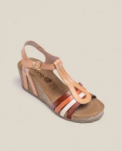 Flash Sale Wedge Sandal CADIZ-301 Beige Wedge Sandals