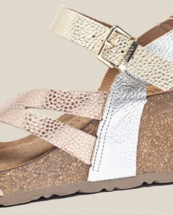 Sale Wedge Sandal CADIZ-302 Pink Wedge Sandals