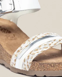 Sale Wedge Sandal CADIZ-306 White Wedge Sandals