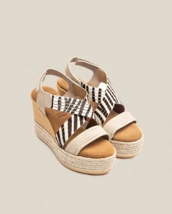 Discount Wedge Sandal Mey 003 Zebra Wedge Sandals