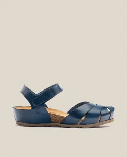 Cheap Wedge Sandal Monaco 186 Blue Wedge Sandals