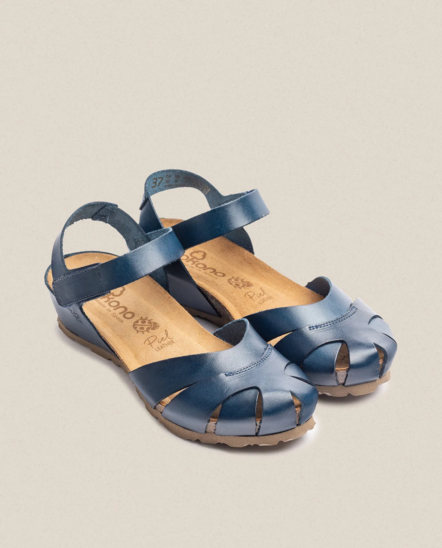 Cheap Wedge Sandal Monaco 186 Blue Wedge Sandals