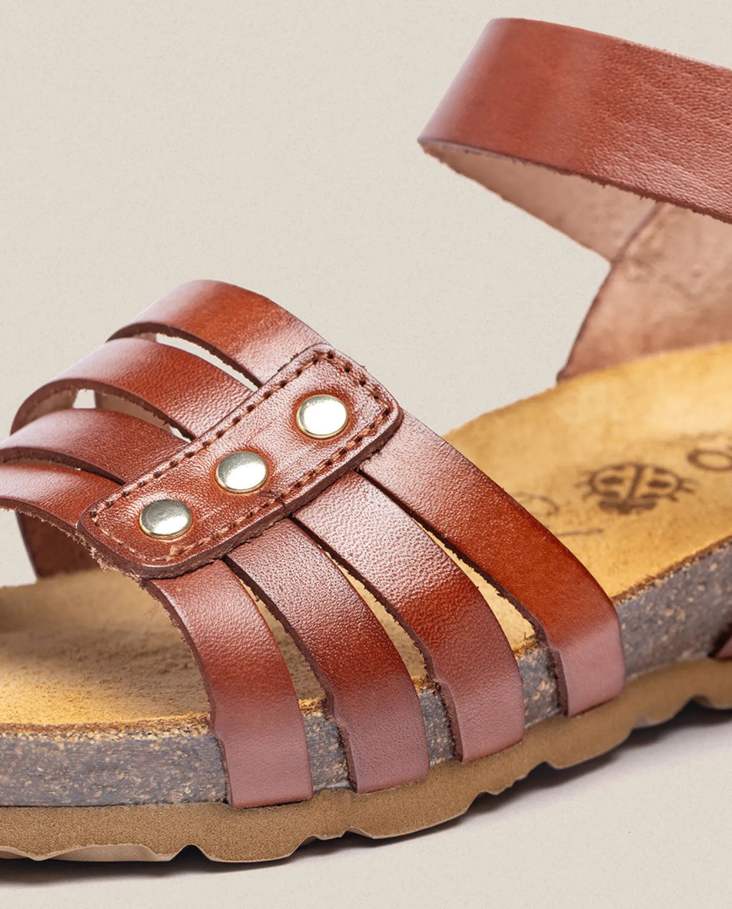 Cheap Wedge Sandal MONACO-051 Brown Wedge Sandals