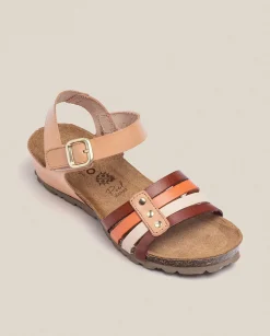 Cheap Wedge Sandal MONACO-051 Brown Wedge Sandals