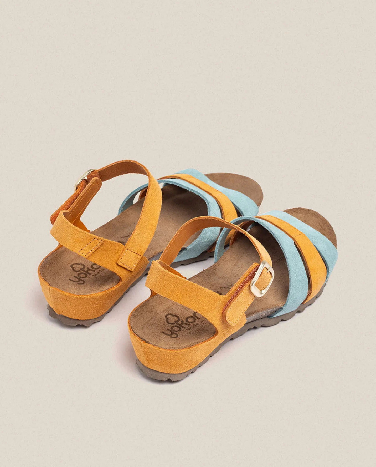 Outlet Wedge Sandal MONACO-048 Orange Wedge Sandals