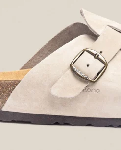 Cheap Zueco 599 Beige Clogs|Flat Sandals