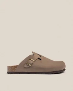 Outlet Zueco 599 Marrón Flat Sandals|Clogs